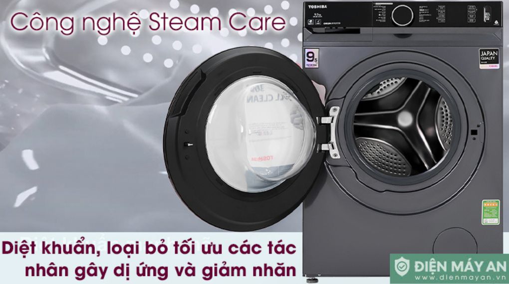 Máy Giặt Toshiba Inverter 9.5 Kg TW-BK105G4V(MG)